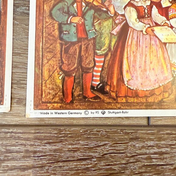 5 Vintage Advent Calendars from West Germany - Picture 6 of 14